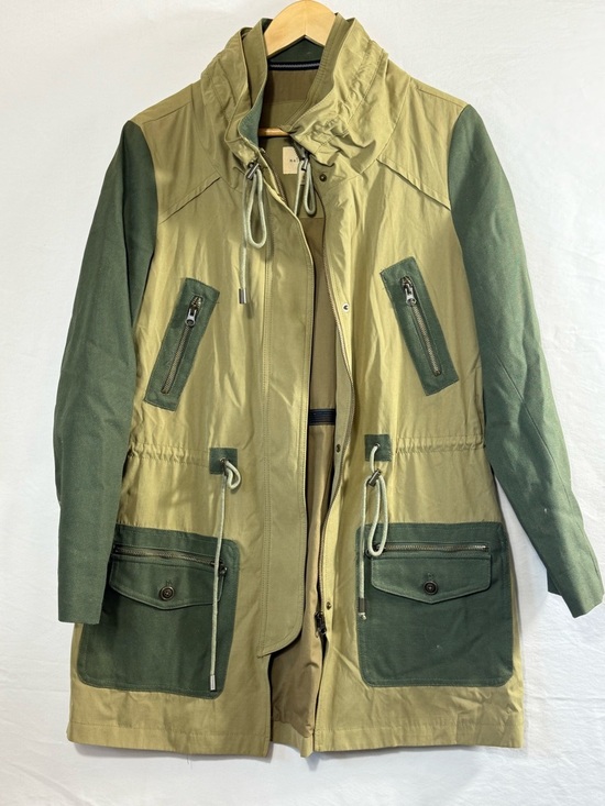 Maison Jules Jackets & Blazers - Maison Jules Olive military-style utility parka